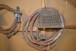 Gas Heater 7”x6”, and a Burner