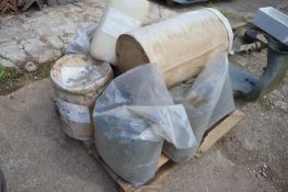 Pallet of Soft Play Granules and Resin