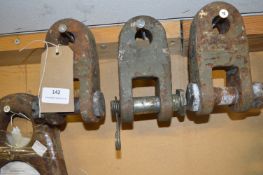 Three Square Recessed Shackles