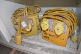 110v Transformer and a Splitter