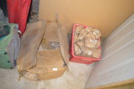 Two Boxes of Wood Biscuits Sizes: 10 and 20