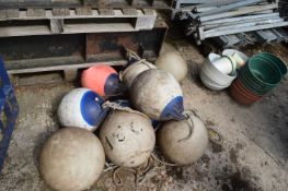 Six Shipping Float Buoys ~1ft diameter