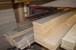 Contents of Shelf to Include Chipboard, Plinths, etc.