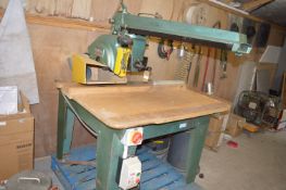 Wadkin Radial Arm Crosscut Saw