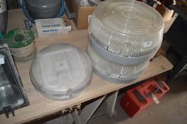 Three Ceiling Lights: 2x 14” and 1x 12”