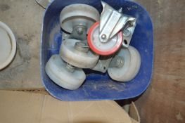 Tub of 6 Castors