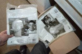 Box of Various White Safety Jackets