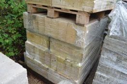 Pallet of ~80 Cream/Beige Blocks ~17”x8.5”x4”