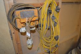 110v Splitter, and a 110v Lead