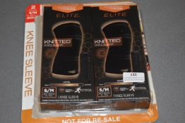 *Two Copper Fit Elite Knitted Knee Sleeves