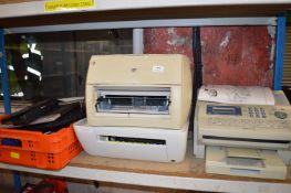 *Two HP Printers, Panasonic Panafax, and a Quantit