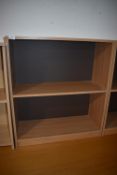 *Two Tier Bookshelf in Light Oak Finish