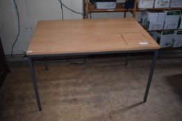 *Office Side Table in Light Beech Finish