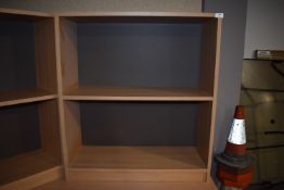 *Two Tier Bookshelf in Light Oak Finish
