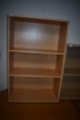 *Three Tier Bookshelf in Light Beech Finish