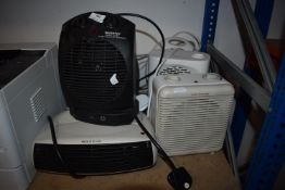 *Seven Assorted Electric Fan Heaters