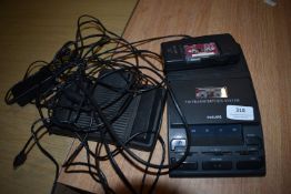 *Philips 710 Transcription System Dictaphone and Philips Classic 388 Dictaphone