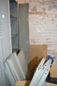 Quantity of Metal Shelving Uprights and Shelves