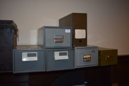 *Six Metal Drawer Units