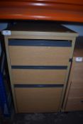 *Standalone Three Drawer Unit in Light Oak Finish
