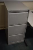 *Bisley Three Drawer Foolscap Filing Cabinet