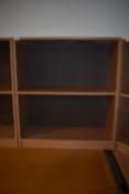 *Two Tier Bookshelf in Light Oak Finish