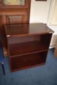 *Mahogany Open Front Bookcase
