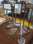 * selection of display stands