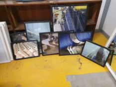 * selection of 9 x industrial sewing themed prints