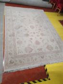 * Good quality persian style rug with floral pattern - 3000w x 2000d