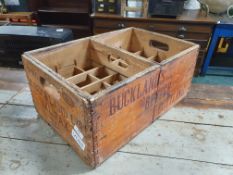 * vintagee beer bottle crate with original branding