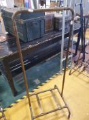 * tubular clothing rail - with bottom rail for putting shelf on