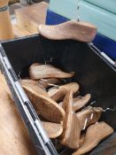 * large quantity of foot moulds