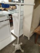* heavy cast iron single base clothes rail. 620w x 1550h