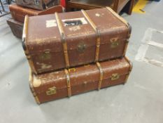* 2 x vintage trunks
