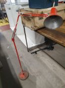 * Industrial freestanding lamp