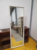 * white framed mirror - 740w x 2000h