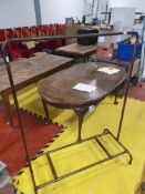 * tubular clothing rail - with bottom rail for putting shelf on