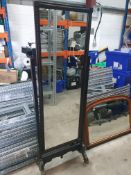 * freestanding antique wooden mirror - 620w x 1800h