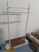 * heavy cast clothes hanging rail