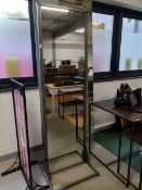 * Freestanding industrial mirror - 600w x 2050h