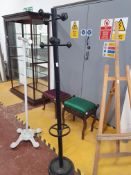 * Black coat stand