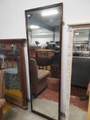 * Tall wooden framed mirror - 600w x 1830d