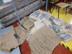 * 10 x 70kg hessian sacks