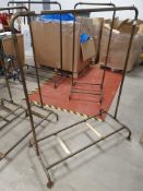 * tubular clothing rail - with bottom rail for putting shelf on