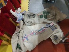 * 10 x 70kg hessian sacks