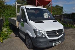 *Mercedes Sprinter Drop-Side Flatbed Pickup Reg: KV65 LWK
