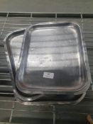 * 10 x S/S trays