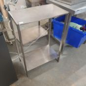 * S/S shelf - 600w x 350d x 900h