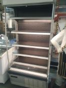 * Evco refridgerated grab and go with night-blind - 1000w x 700d x 2100h